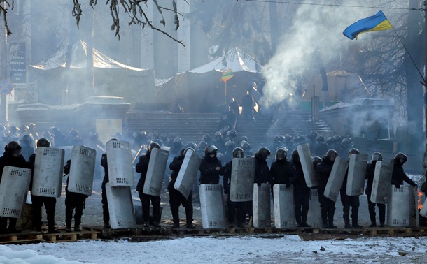 Майдан на морозе. Фоторепортаж из центра Киева 29-30 января