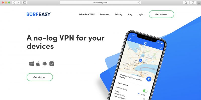 SurfEasy - Кращі безкоштовні VPN-сервіси для комп'ютерів і смартфонів SurfEasy - Бесплатные VPN-сервисы