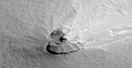 В цьому знімку Mars Global Surveyor багато хто бачить космічний корабель