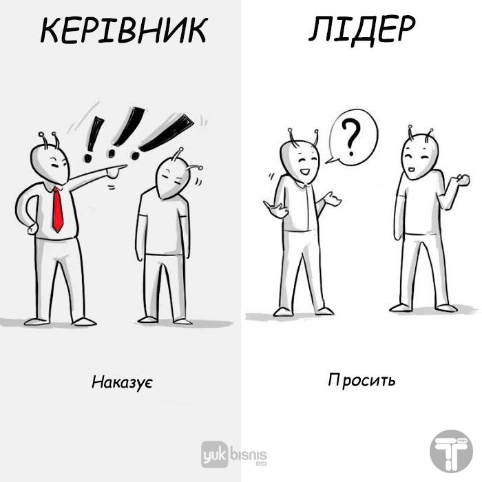 Різниця між босом і справжнім лідером 8 картинок о том, в чем разница между боссом и настоящим лидером
