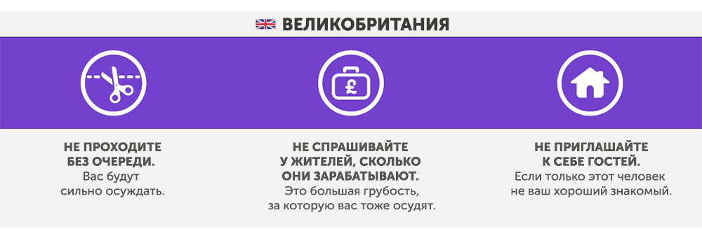 Великобританія - Чого не варто робити в інших країнах Великобритания - Что запрещено делать в других странах