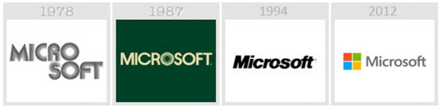 Microsoft - Еволюція логотипів Apple, Google, Nokia, BMW, Audi та інших відомих брендів Microsoft - Эволюция логотипов Apple, Google, Nokia, BMW, Audi