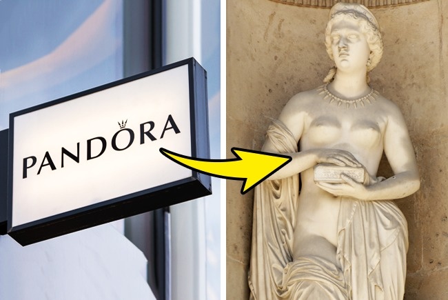 Pandora - Логотипи, про сенс яких ви навіть не здогадувалися Pandora - Смысл логотипов брендов