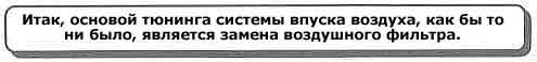 СИСТЕМА ПОВІТРЯНОГО впуску І ВИПУСКУ