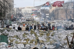 Майдан на морозі. Фоторепортаж з центру Києва 29-30 січня