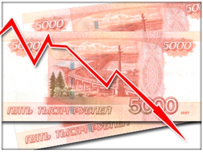 Російський рубль продовжує рекордне падіння Российский рубль продолжает рекордное падение