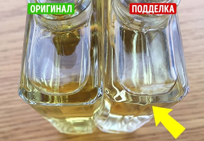 Флакон - Способи як відрізнити справжні парфуми від підробки Флакон - Способы как отличить настоящие духи от подделки