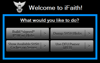 iFaith, Спосіб вилучення SHSH з прошивки iFaith, Способ извлечения SHSH из прошивки
