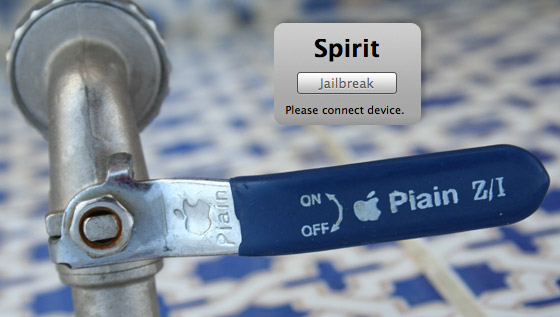 Скріншот роботи на Mac Spirit by Dev-Team Злом iPad, iPhone або iPod touch з прошивкою - 3.1.2, 3.1.3 або 3.2