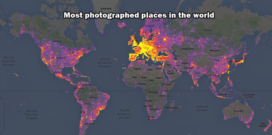 1. Самые фотографируемые места в мире
