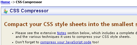 Онлайн-сервіси для стиснення і оптимізації CSS коду